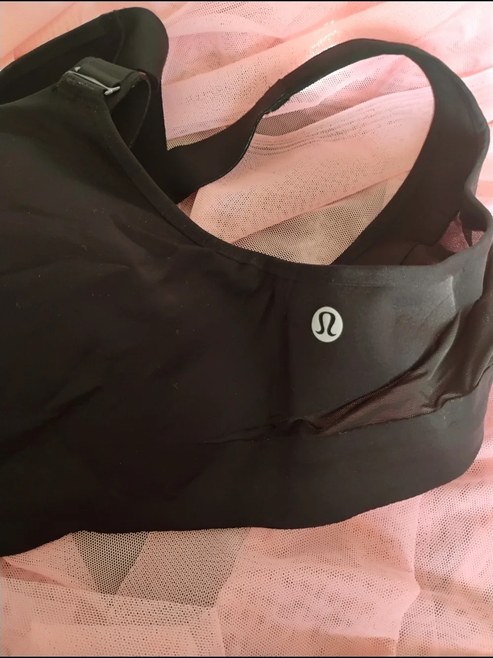 Lululemon Fine Form Black Sports Bra In Size 38C - Picture 7 of 9